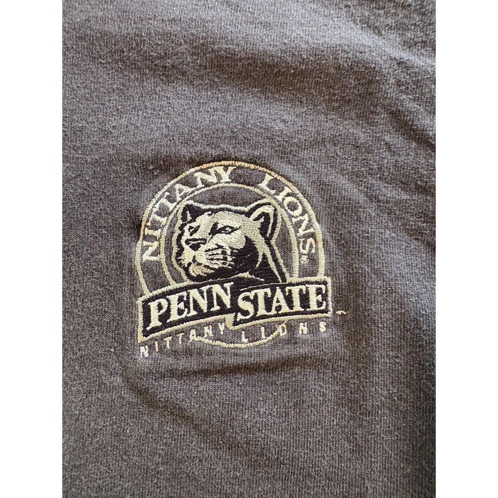 Vintage Penn State Nittany Lions Shirt Mens Medium NCAA Football Lee Sport 90s - Picture 2 of 7